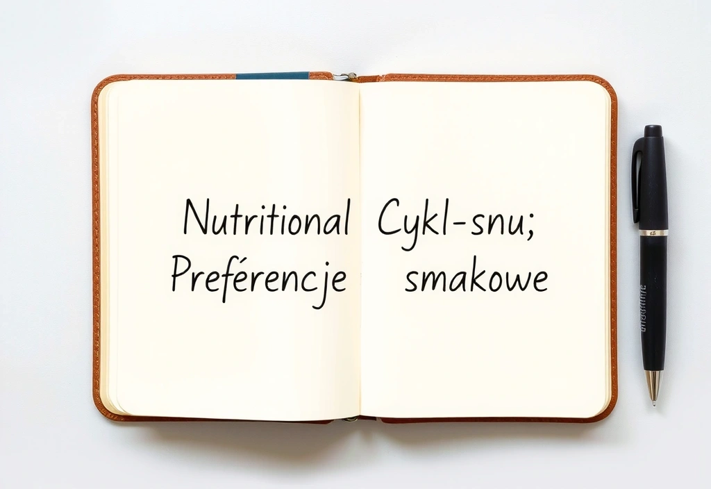 Notatki z wywiadu żywieniowego